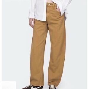 GAP Barrel High Rise Jeans Relaxed Brown Women 24/00 P